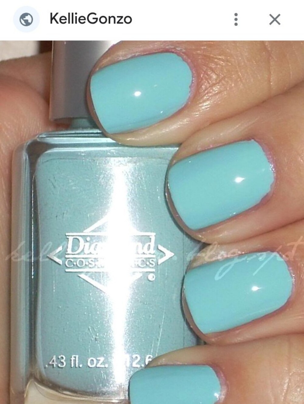 DIAMONDS PROFESSIONAL BOX OF 6 OH TIFF TIFFANY BLUE NAIL COLOR POLISH